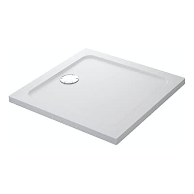 Mira Flight Safe Square Anti-Slip Shower Tray with Waste, White, 800 x 800 mm Mira Flight Safe Square Anti-Slip Shower Tray with Waste, White, 800 x 800 mm