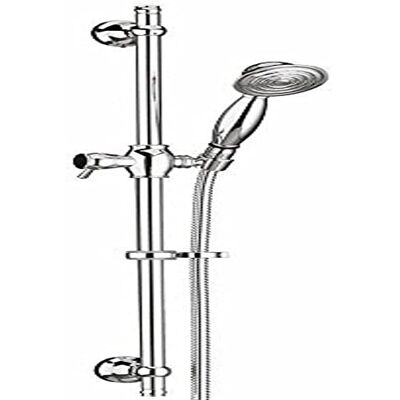 Bristan KIT106 C Single-Function Slide Bar Shower Kit, Chrome Bristan KIT106 C Single-Function Slide Bar Shower Kit, Chrome