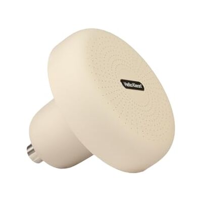 Hello Klean Hard Water Rain Shower Head Filter in Beige Hello Klean Hard Water Rain Shower Head Filter in Beige
