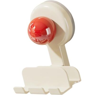 Fsviprx Drillless Bathroom Storage Holder Suction Cup Wall Shelf ABS, D Renters Small Spaces Living Fsviprx Drillless Bathroom Storage Holder Suction Cup Wall Shelf ABS, D Renters Small Spaces Living