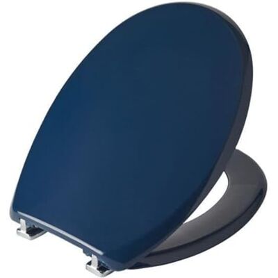 Bemis - Buxton - Indigo Blue - Ultra-Fix - Toilet Seat Bemis - Buxton - Indigo Blue - Ultra-Fix - Toilet Seat