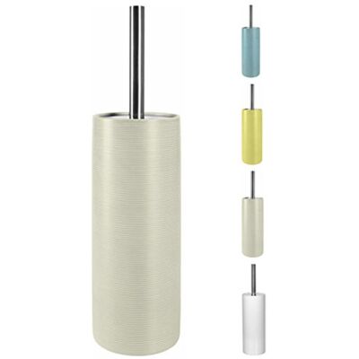 Spirella Tube Ribbed Toilet Brush, Stone Spirella Tube Ribbed Toilet Brush, Stone
