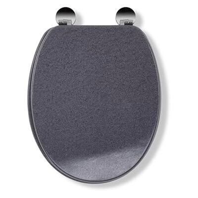 Croydex WL601931H Dove Toilet Seat - Wood, Granite, Flexible Fix Croydex WL601931H Dove Toilet Seat - Wood, Granite, Flexible Fix