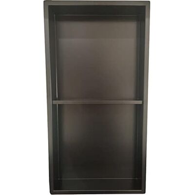 Nassboards 304 Stainless Steel Shower Niche Wet Room Shelf Recess, Waterproof Storage Easy Installation for Home Improvement, Bathroom Renovation Durable, Lightweight, Pre-Built Nassboards 304 Stainless Steel Shower Niche Wet Room Shelf Recess, Waterproof Storage Easy Installation for Home Improvement, Bathroom Renovation Durable, Lightweight, Pre-Built