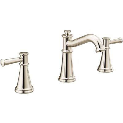 Moen T6405NL Belfield Two Handle 8-Inch Widespread Bathroom Faucet Trim Kit Valve Required, Polished Nickel Moen T6405NL Belfield Two Handle 8-Inch Widespread Bathroom Faucet Trim Kit Valve Required, Polished Nickel