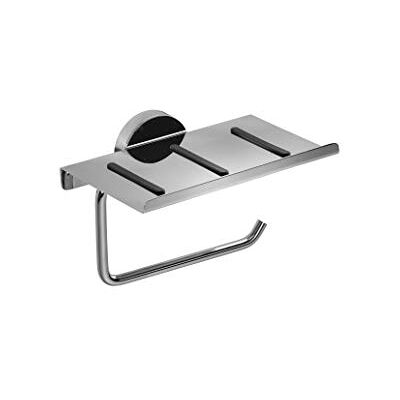 Croydex Chrome Toilet Roll Holder - One Size Croydex Chrome Toilet Roll Holder - One Size