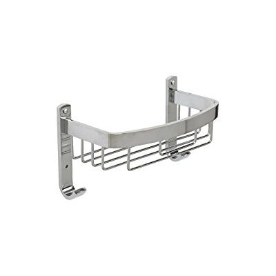 Croydex Aluminium Large Curved Shower Basket Bathroom Storage Organiser - Shower Basket Croydex Aluminium Large Curved Shower Basket Bathroom Storage Organiser - Shower Basket