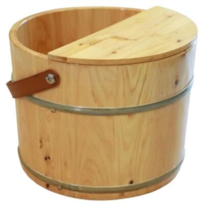 TWISAXC Versatile Foot Soaking Tub Crafted Sturdy Wood Optimal For Stress Relief During Home Spa Treatments Outdoor Thicken Household Foot Bath Basin Wood TWISAXC Versatile Foot Soaking Tub Crafted Sturdy Wood Optimal For Stress Relief During Home Spa Treatments Outdoor Thicken Household Foot Bath Basin Wood