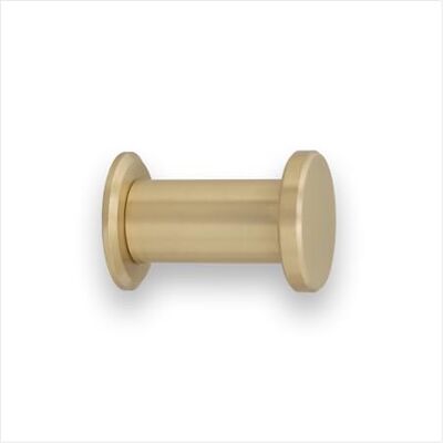 EVI Brass Wall Hook - 44x30mm Heavy Duty Decorative Hook EVI Brass Wall Hook - 44x30mm Heavy Duty Decorative Hook