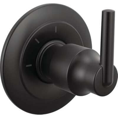 DELTA Faucet T11859-BL Trinsic 3-Setting 2-Port Diverter Trim, Matte Black DELTA Faucet T11859-BL Trinsic 3-Setting 2-Port Diverter Trim, Matte Black
