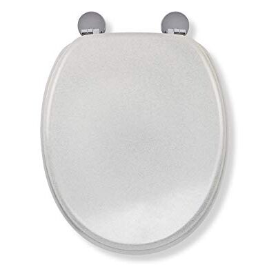 Croydex - Round White Quartz Toilet Seat - toilet seat Croydex - Round White Quartz Toilet Seat - toilet seat