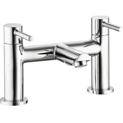 Aqualisa CB.DBF.19 Deck Mounted Bath Filler Taps Bathroom, Chrome Aqualisa CB.DBF.19 Deck Mounted Bath Filler Taps Bathroom, Chrome