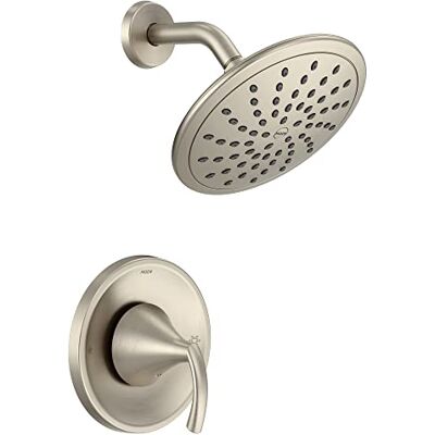 Moen Trim Kit T2842EPBN, Glyde Shower Only System with Rainshower Showerhead Without Valve, Brushed Nickel Moen Trim Kit T2842EPBN, Glyde Shower Only System with Rainshower Showerhead Without Valve, Brushed Nickel