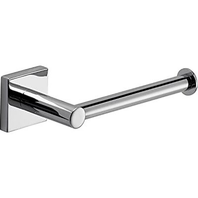 GEDY Manila Toilet Paper Holder - Chrome, Stainless Steel, Satin Glass - Toilet Paper Holder GEDY Manila Toilet Paper Holder - Chrome, Stainless Steel, Satin Glass - Toilet Paper Holder