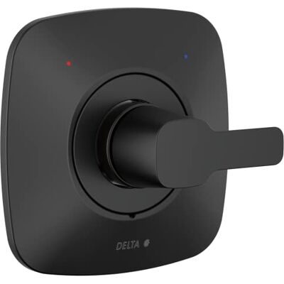 DELTA Faucet T140339-BL-PP Modern Trim Only, Matte Black DELTA Faucet T140339-BL-PP Modern Trim Only, Matte Black