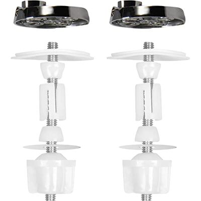 Conmetall Toilet Seat Mounting Kit - Metal & Plastic - Wobble Stop Conmetall Toilet Seat Mounting Kit - Metal & Plastic - Wobble Stop