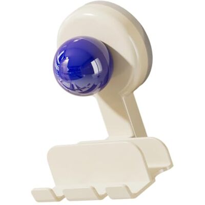 Fsviprx Drillless Bathroom Storage Holder Suction Cup Wall Shelf ABS, A Renters Small Spaces Living Fsviprx Drillless Bathroom Storage Holder Suction Cup Wall Shelf ABS, A Renters Small Spaces Living