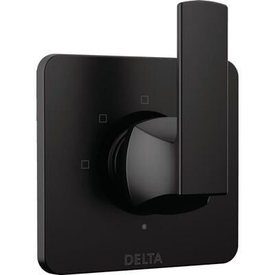 DELTA Faucet Velum Black 3-Setting Diverter Trim Kit, Diverter Valve Kit, Black Shower Diverter, Matte Black T11837-BL (Valve Not Included) DELTA Faucet Velum Black 3-Setting Diverter Trim Kit, Diverter Valve Kit, Black Shower Diverter, Matte Black T11837-BL (Valve Not Included)