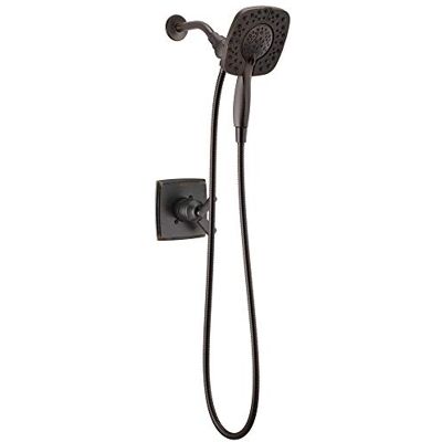 DELTA Ashlyn 17 Series Dual-Function Shower Trim Kit with 2-Spray Touch Clean In2ition 2-in-1 Hand Held Shower Head with Hose, Venetian Bronze T17264-RB-I (Valve Not Included) DELTA Ashlyn 17 Series Dual-Function Shower Trim Kit with 2-Spray Touch Clean In2ition 2-in-1 Hand Held Shower Head with Hose, Venetian Bronze T17264-RB-I (Valve Not Included)