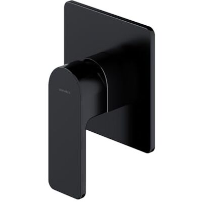 Omnires Baretti Black Matte Shower Valve - Wall-Mounted Omnires Baretti Black Matte Shower Valve - Wall-Mounted