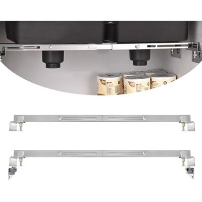 AGARES 2PCS Adjustable Stainless Steel Undermount Sink Supports Brackets, Heavy Duty Kitchen or Bathroom Sink Mounting Installation Kit, for Secure and Stable Undermount Setup (71–100 cm) AGARES 2PCS Adjustable Stainless Steel Undermount Sink Supports Brackets, Heavy Duty Kitchen or Bathroom Sink Mounting Installation Kit, for Secure and Stable Undermount Setup (71–100 cm)