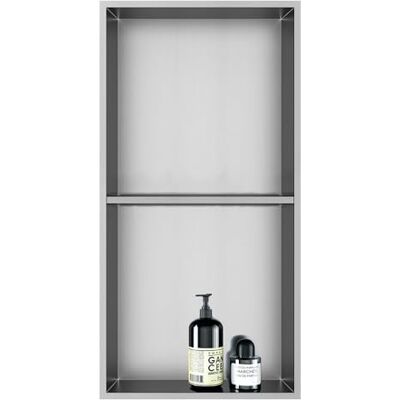 KIBATH Stainless Steel Shower Niche 60x30x90cm - Bath Storage KIBATH Stainless Steel Shower Niche 60x30x90cm - Bath Storage