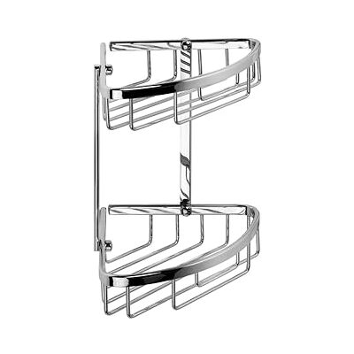 Croydex Aluminium Corner Shower Caddy - Two Tier - Rust Free Croydex Aluminium Corner Shower Caddy - Two Tier - Rust Free