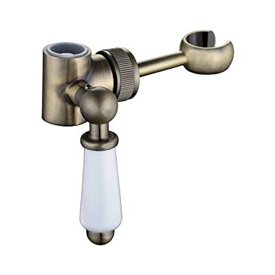 Enki - B08 - Antique Brass - Solid Brass - Shower Riser Rail Enki - B08 - Antique Brass - Solid Brass - Shower Riser Rail