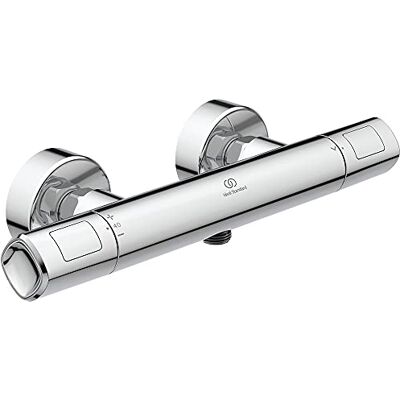 Ideal Standard Ceratherm T100 Thermostatic Shower Mixer Valve, Chrome, A7231AA Ideal Standard Ceratherm T100 Thermostatic Shower Mixer Valve, Chrome, A7231AA