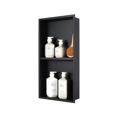 IKITRAEE Shower Niche Ready for Tile Insert Storage Shelf Stainless Steel Shower Wall Niche Tile Needed Recessed Niche Shower for Storage, Stainless Steel Bathroom Shelfshower niche12X24 INCH IKITRAEE Shower Niche Ready for Tile Insert Storage Shelf Stainless Steel Shower Wall Niche Tile Needed Recessed Niche Shower for Storage, Stainless Steel Bathroom Shelfshower niche12X24 INCH
