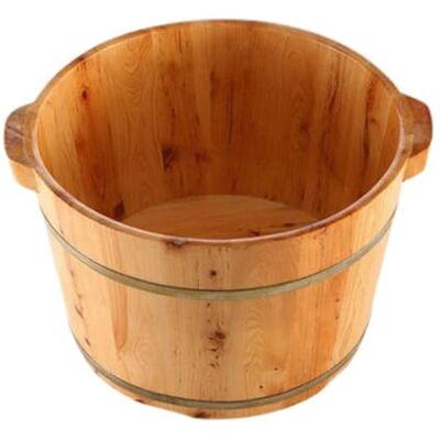 Zanthicia Wood Foot Soaking Tub Provides Large Bucket Space Footbath Bucket With Eco Friendly Attributes For Spa Lovers Footbath Foot Soaking Tub Wash Basin Zanthicia Wood Foot Soaking Tub Provides Large Bucket Space Footbath Bucket With Eco Friendly Attributes For Spa Lovers Footbath Foot Soaking Tub Wash Basin