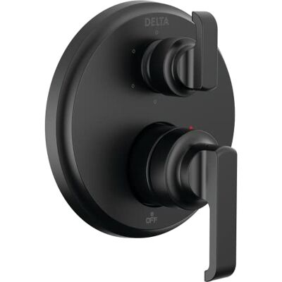 DELTA T24989-BL Tetra Diverter Trim, Matte Black DELTA T24989-BL Tetra Diverter Trim, Matte Black