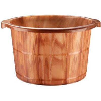 QUILSTM Convenient Foot Soaking Tub Durable Foot Bath Basin with,Brown,M QUILSTM Convenient Foot Soaking Tub Durable Foot Bath Basin with,Brown,M