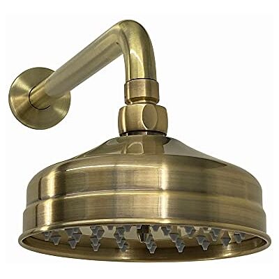 Enki - RA012 - Antique Brass - 150mm - Shower Head Enki - RA012 - Antique Brass - 150mm - Shower Head
