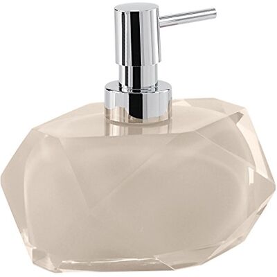 Gedy Chanelle Soap Dispenser, Resin, Beige, 7.8 x 11.5 x 12.6 Gedy Chanelle Soap Dispenser, Resin, Beige, 7.8 x 11.5 x 12.6
