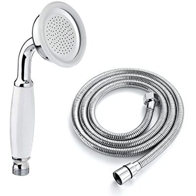 ENKI - EH016 - Chrome - Ceramic - Handheld shower head kit ENKI - EH016 - Chrome - Ceramic - Handheld shower head kit