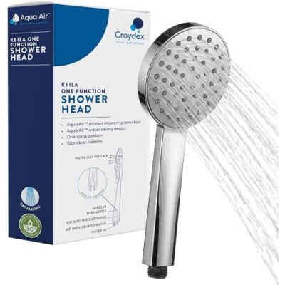 Croydex - Keila - Chrome - One Function - Shower Head Croydex - Keila - Chrome - One Function - Shower Head