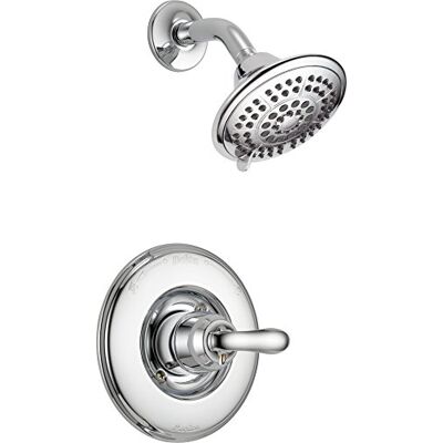 DELTA Linden 14 Series Single-Function Shower Trim Kit with 5-Spray Touch Clean Shower Head, Chrome T14294 (Valve Not Included) DELTA Linden 14 Series Single-Function Shower Trim Kit with 5-Spray Touch Clean Shower Head, Chrome T14294 (Valve Not Included)