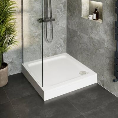 Hydrolux - Square 800 Shower Tray - 800x800 - White - Shower Tray Hydrolux - Square 800 Shower Tray - 800x800 - White - Shower Tray