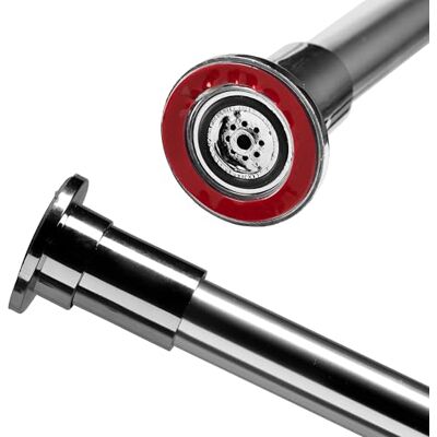 Croydex AD100100 Stick 'N' Lock Plus Easy to Fix Extendable Shower Cubicle Telescopic Rod with 22 mm Tube, Aluminum, Chrome Croydex AD100100 Stick 'N' Lock Plus Easy to Fix Extendable Shower Cubicle Telescopic Rod with 22 mm Tube, Aluminum, Chrome