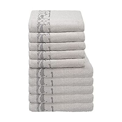 Italian Bed Linen N.10 Pieces Kate Sponge, Dark Grey Flower, 50 x 100 cm Italian Bed Linen N.10 Pieces Kate Sponge, Dark Grey Flower, 50 x 100 cm