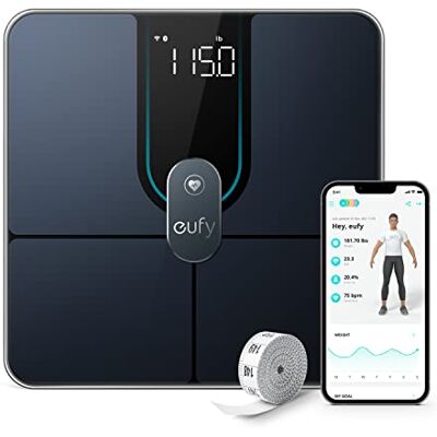 Eufy P2 Pro Black Digital Smart Scale - Electronic Personal Scale Eufy P2 Pro Black Digital Smart Scale - Electronic Personal Scale
