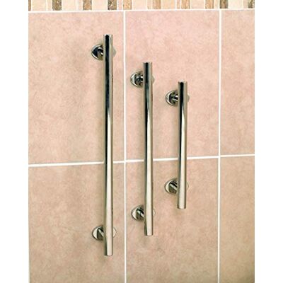 Homecraft Grab Rails with Polished Stainless Steel, Safety Support Grab Bar for Bathroom and Around the Home, Mobility Aid for Elderly, Disabled, and Handicapped, Straight, 305 mm Homecraft Grab Rails with Polished Stainless Steel, Safety Support Grab Bar for Bathroom and Around the Home, Mobility Aid for Elderly, Disabled, and Handicapped, Straight, 305 mm