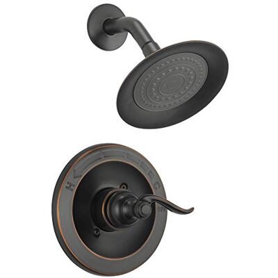 DELTA Windemere Single-Function Shower Trim Kit with Single-Spray Shower Head, Oil Rubbed Bronze BT14296-OB (Valve Not Included) DELTA Windemere Single-Function Shower Trim Kit with Single-Spray Shower Head, Oil Rubbed Bronze BT14296-OB (Valve Not Included)