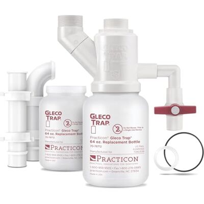 Practicon Gleco Trap Clay & Plaster Sink Trap Kit - 64 oz Practicon Gleco Trap Clay & Plaster Sink Trap Kit - 64 oz