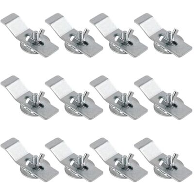 Hrtyvhin of 12 Metal Undermount Sink Clip for Secure Installation in Kitchen and Bathroom Heavy Duty Sink Grip Hrtyvhin of 12 Metal Undermount Sink Clip for Secure Installation in Kitchen and Bathroom Heavy Duty Sink Grip