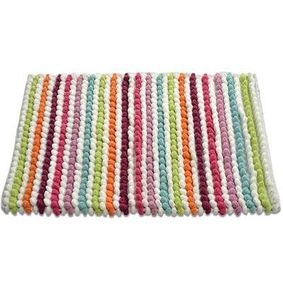 Allure Bath Fashions Allure Striped Chunky Bobble Bath Mat 50 x 80cm – Thick, Hand-Woven, Super Soft, Multi-Coloured Bathroom Rug Allure Bath Fashions Allure Striped Chunky Bobble Bath Mat 50 x 80cm – Thick, Hand-Woven, Super Soft, Multi-Coloured Bathroom Rug