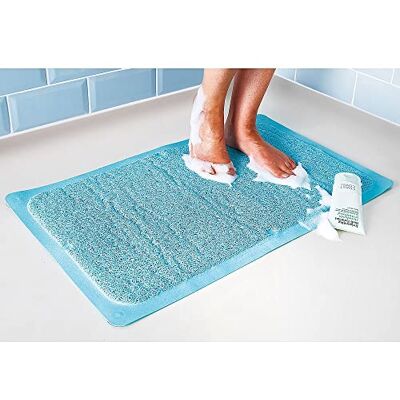 Coopers of Stortford Non-Slip Shower Mat with Suction Cups – Fast-Drying Loofah-Style Bathroom Mat, Mould-Resistant & Hygienic Bath Mat – 73 x 43cm Coopers of Stortford Non-Slip Shower Mat with Suction Cups – Fast-Drying Loofah-Style Bathroom Mat, Mould-Resistant & Hygienic Bath Mat – 73 x 43cm