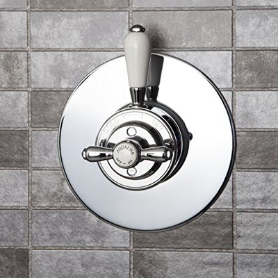 Aqualisa Aquatique Thermostatic Chrome Concealed Shower Valve Brass 500.00.01 Aqualisa Aquatique Thermostatic Chrome Concealed Shower Valve Brass 500.00.01