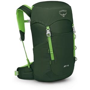 Osprey Jet Kid's Backpack, 18L, Green Canopy/Limeline Green, O/S Osprey Jet Kid's Backpack, 18L, Green Canopy/Limeline Green, O/S